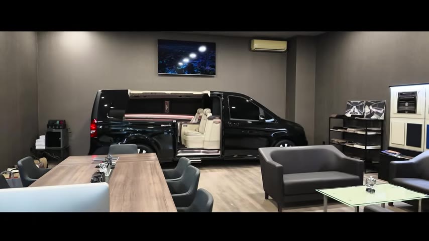 VIP Vito'nun iç mekanında üst düzey ses ve ısı yalıtımı dikkat