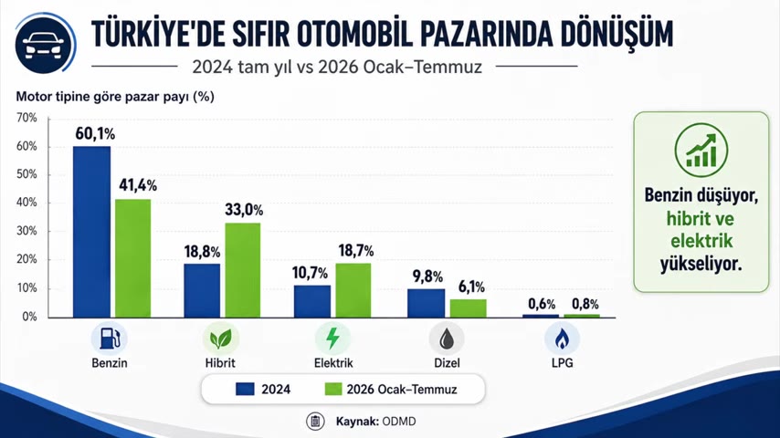 Avrupa Birliği genelinde ise 2026 yılı için benzinli otomobillerin